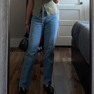 Abercrombie & Fitch 90s straight mid rise